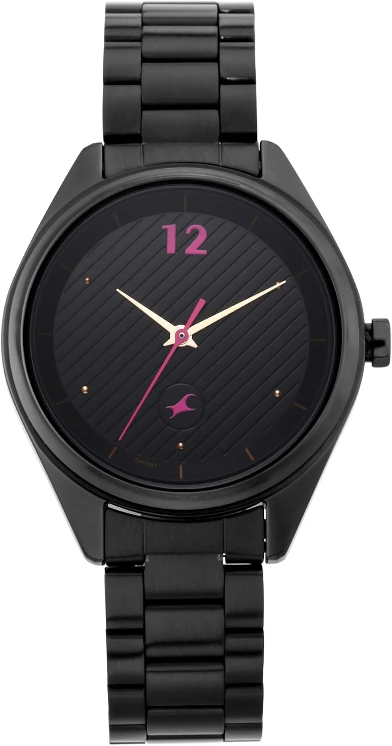 ساعت مچی آنالوگ مشکی زنانه فست‌تراک مدل 6215NM01/NR6215NM01