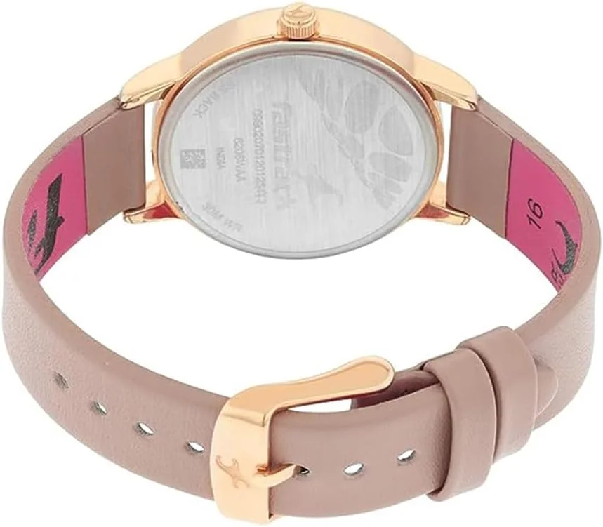 ساعت مچی زنانه عقربه ای فستراک با صفحه رزگلد - NR6206WL02