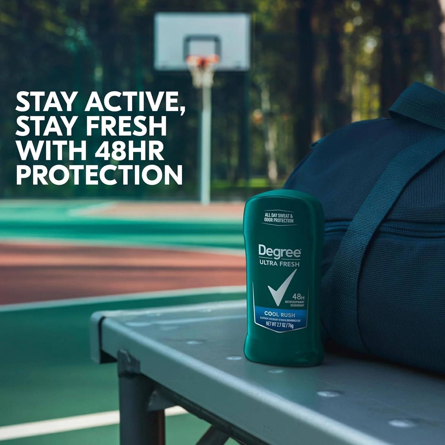 استیک ضد تعریق مردانه Degree Ultra Fresh با رایحه Cool Rush، بسته 4 عددی، 76 گرم استیک ضد تعریق مردانه Degree Ultra Fresh با رایحه Cool Rush، بسته 4 عددی، 76 گرم