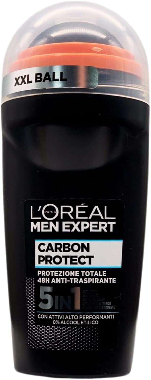 رول ضد تعریق مردانه لورآل پاریس مدل Carbon Protect رول ضد تعریق مردانه لورآل پاریس مدل Carbon Protect