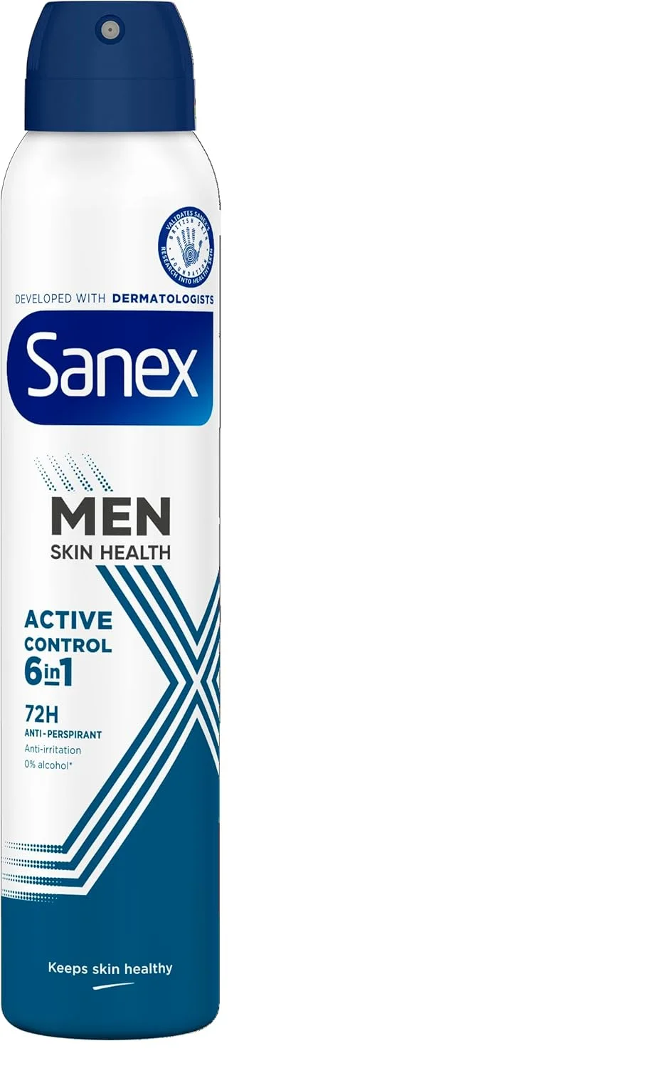 اسپری ضد تعریق مردانه Sanex Active Control، محافظت 48 ساعته در برابر تعریق، ضد بو، خشکی طولانی مدت، طراوت، ملایم برای پوست، ضد باکتری، ضد تحریک، 0% الکل اسپری ضد تعریق مردانه Sanex Active Control، محافظت 48 ساعته در برابر تعریق، ضد بو، خشکی طولانی مدت، طراوت، ملایم برای پوست، ضد باکتری، ضد تحریک، 0% الکل