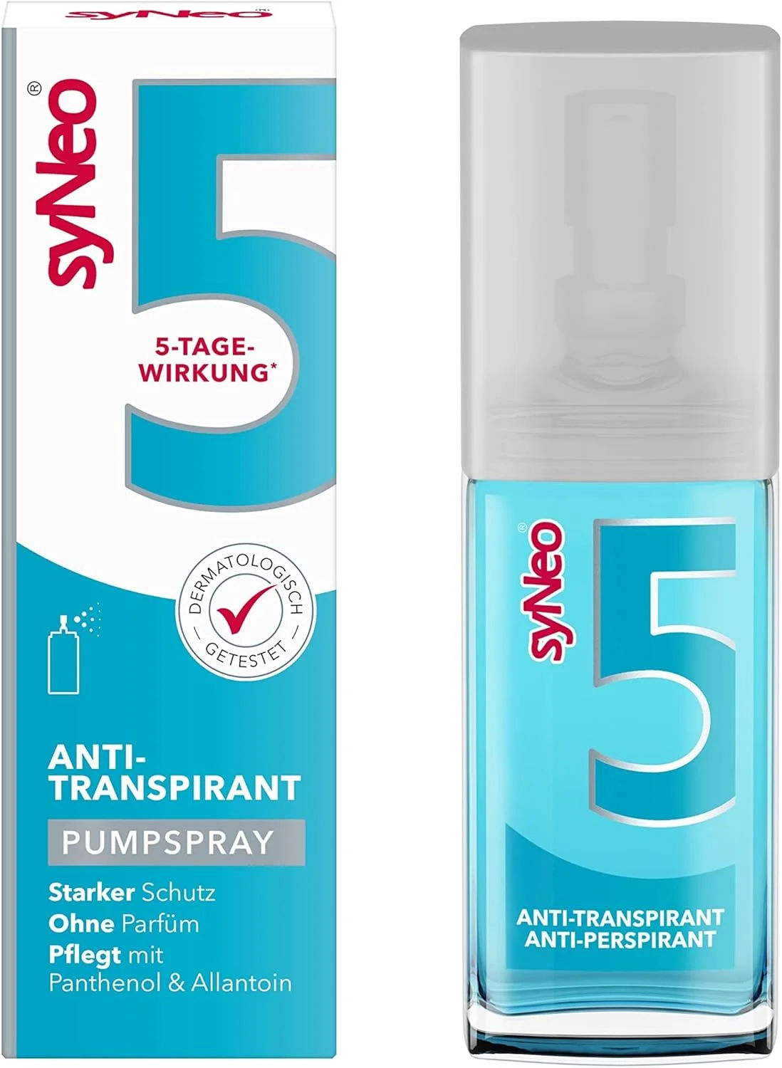 اسپری ضد تعریق پمپی syNeo 5 - اثر 5 روزه - ضد تعریق شدید، عرق و بو - برای بدن، دست ها و صورت - تست شده از نظر پوستی - برای مردان و زنان - ساخت آلمان - 30 میلی لیتر اسپری ضد تعریق پمپی syNeo 5 - اثر 5 روزه - ضد تعریق شدید، عرق و بو - برای بدن، دست ها و صورت - تست شده از نظر پوستی - برای مردان و زنان - ساخت آلمان - 30 میلی لیتر