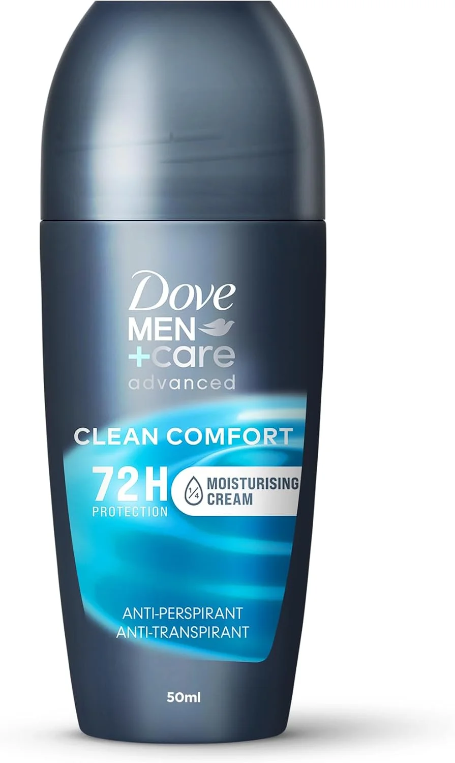 دئودورانت رولی ضد تعریق مردانه داو من+کر، Clean Comfort، مرطوب کننده، محافظت 72 ساعته، 50 میلی لیتر دئودورانت رولی ضد تعریق مردانه داو من+کر، Clean Comfort، مرطوب کننده، محافظت 72 ساعته، 50 میلی لیتر