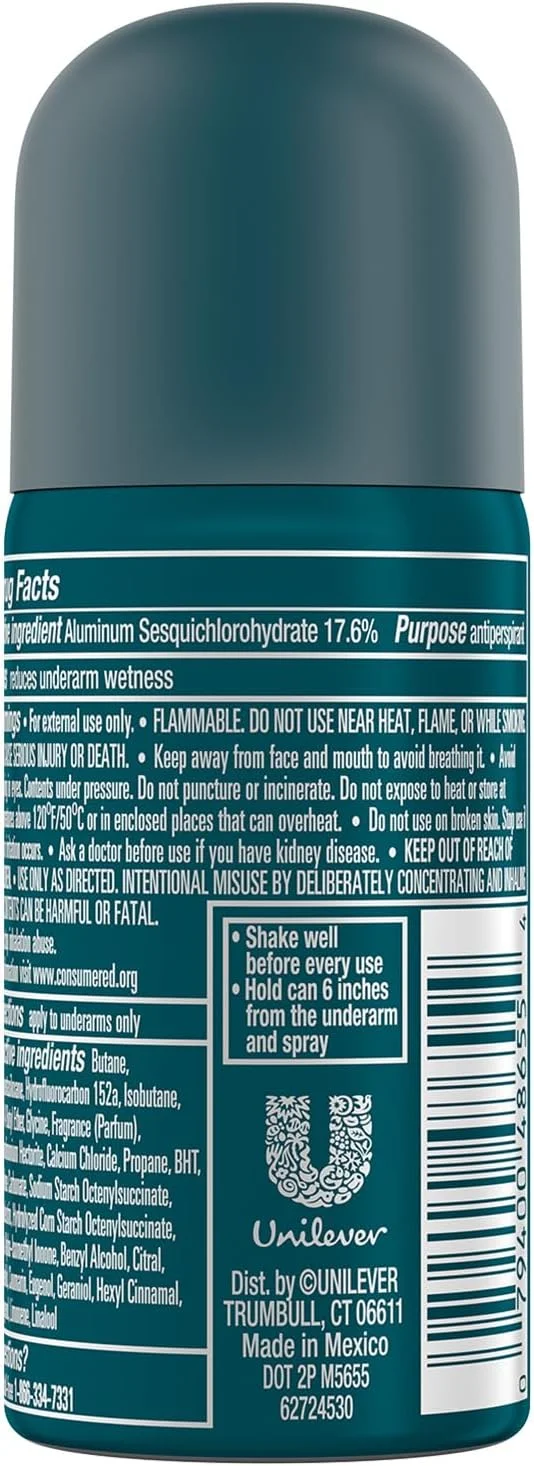 دئودورانت ضد تعریق مردانه Degree مدل Cool Rush، بسته 3 عددی، محافظت پیشرفته 72 ساعته، 28 گرم