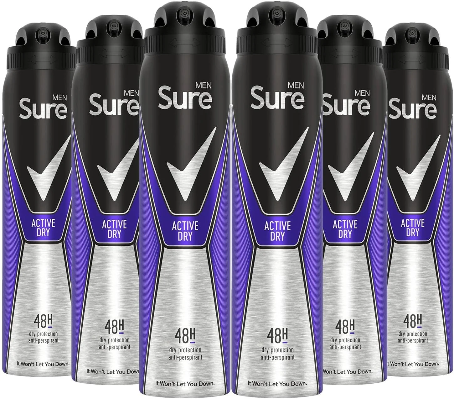 اسپری ضد تعریق مردانه Sure Men Active Dry با فناوری MotionSense برای محافظت 48 ساعته در برابر تعریق و بوی بد بدن 6 عدد 150 میلی لیتر اسپری ضد تعریق مردانه Sure Men Active Dry با فناوری MotionSense برای محافظت 48 ساعته در برابر تعریق و بوی بد بدن 6 عدد 150 میلی لیتر