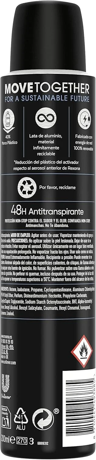 اسپری ضد تعریق مردانه رکسونا مدل Invisible Ice حجم 200 میلی لیتر - بسته 6 عددی اسپری ضد تعریق مردانه رکسونا مدل Invisible Ice حجم 200 میلی لیتر - بسته 6 عددی