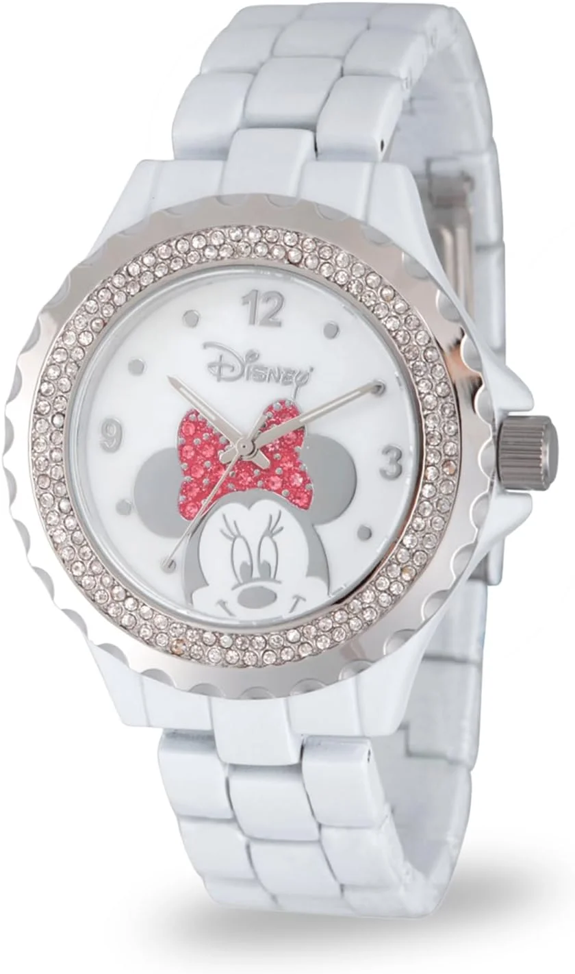 ساعت مچی کوارتز آنالوگ دیزنی با دستبند نگین دار