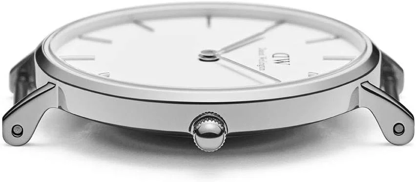 ساعت مچی زنانه دنیل ولینگتون مدل Petite York نقره ای 32 میلی متر - DW00100188 ساعت مچی زنانه دنیل ولینگتون مدل Petite York نقره ای 32 میلی متر - DW00100188