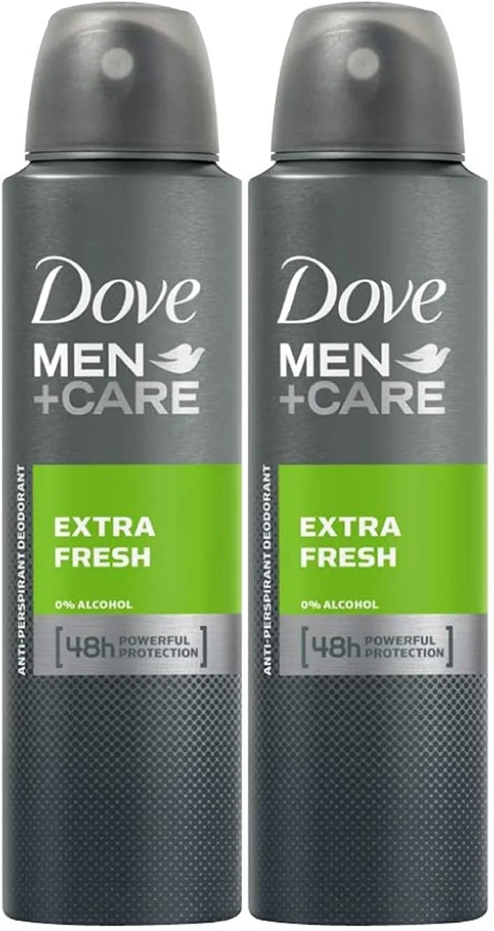 اسپری ضد تعریق مردانه داو من+کر اکسترا فرش، 150 میلی لیتر (بسته 2 عددی)