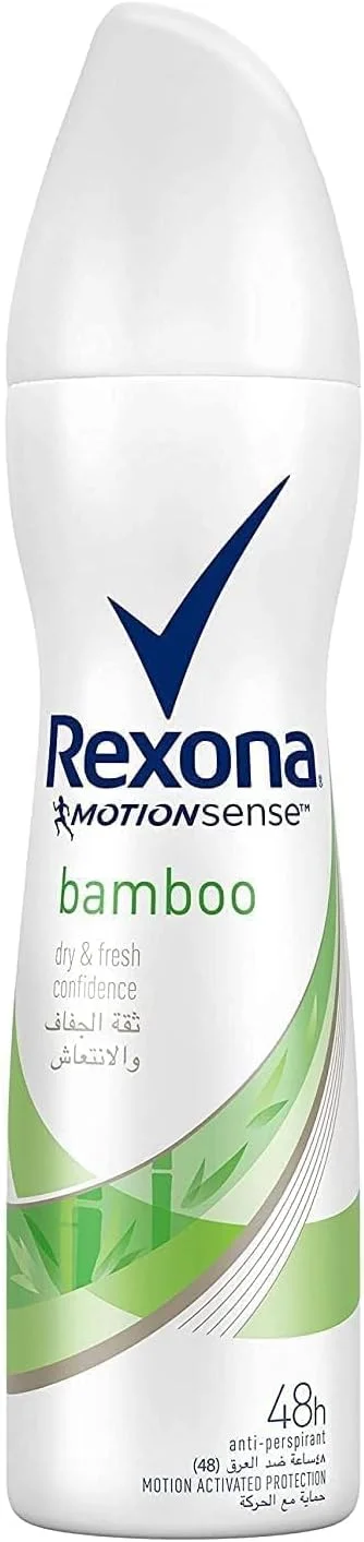 اسپری ضد تعریق زنانه رکسونا Motion Sense با رایحه بامبو - 150 میلی لیتر