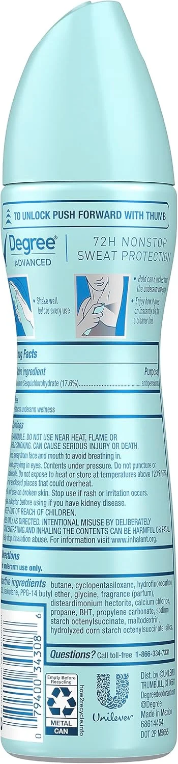 اسپری ضد تعریق زنانه دیگری موشن سنس درای، رایحه شاور کلین، 107 گرم اسپری ضد تعریق زنانه دیگری موشن سنس درای، رایحه شاور کلین، 107 گرم