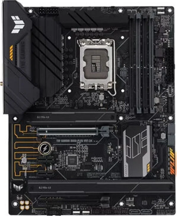 مادربرد ایسوس Tuf Gaming B660-Plus WiFi D4 ATX، سوکت LGA1700 نسل دوازدهم، 3 اسلات PCIe 4.0 M.2، 10+1 DrMOS، اینتل 2.5Gb اترنت، DisplayPort، HDMI، USB 3.2 Gen 2 Type-C، Aura Sync | 90MB1920-M0EAY0