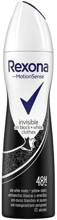 رکسونا 3 عدد اسپری ضد تعریق زنانه نامرئی برای لباس های تیره و روشن، 200 میلی لیتر