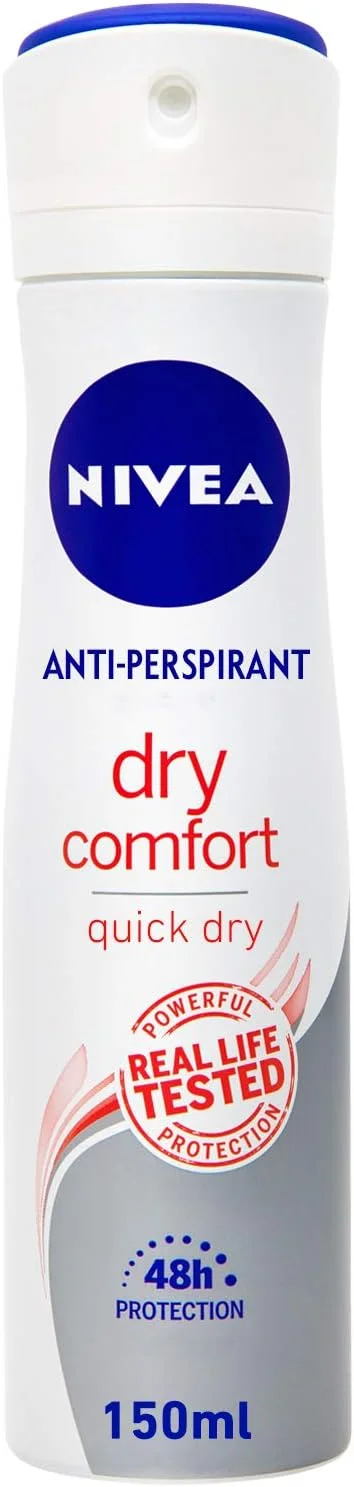 اسپری ضد تعریق زنانه نیوآ، Dry Comfort، سازگار با پوست، 150 میلی لیتر