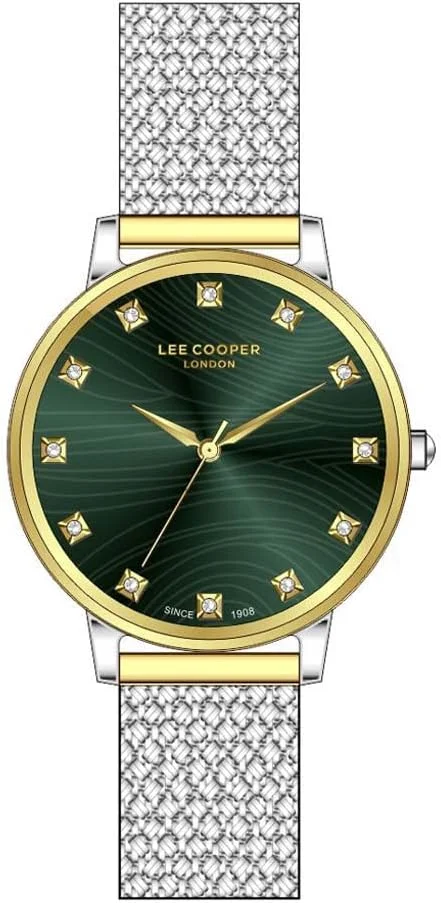 ساعت مچی زنانه لی کوپر با صفحه سبز آنالوگ - LC07401.270