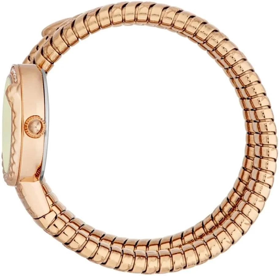 ساعت مچی زنانه جاست کاوالی، قاب رزگلد، صفحه زیتونی، بند فلزی رزگلد، دو عقربه، مقاومت در برابر آب تا 3 اتمسفر