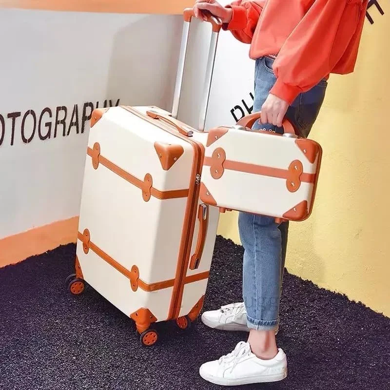 مجموعه چمدان های سبک وزن با چرخ های اسپینر و کیف لوازم آرایشی - کیف های مسافرتی سخت پوسته کلاسیک یکپارچهسازی با سیستمعامل (بژ قهوه ای، مجموعه 4 عددی 14/20/24/28 اینچ) مجموعه چمدان های سبک وزن با چرخ های اسپینر و کیف لوازم آرایشی - کیف های مسافرتی سخت پوسته کلاسیک یکپارچهسازی با سیستمعامل (بژ قهوه ای، مجموعه 4 عددی 14/20/24/28 اینچ)