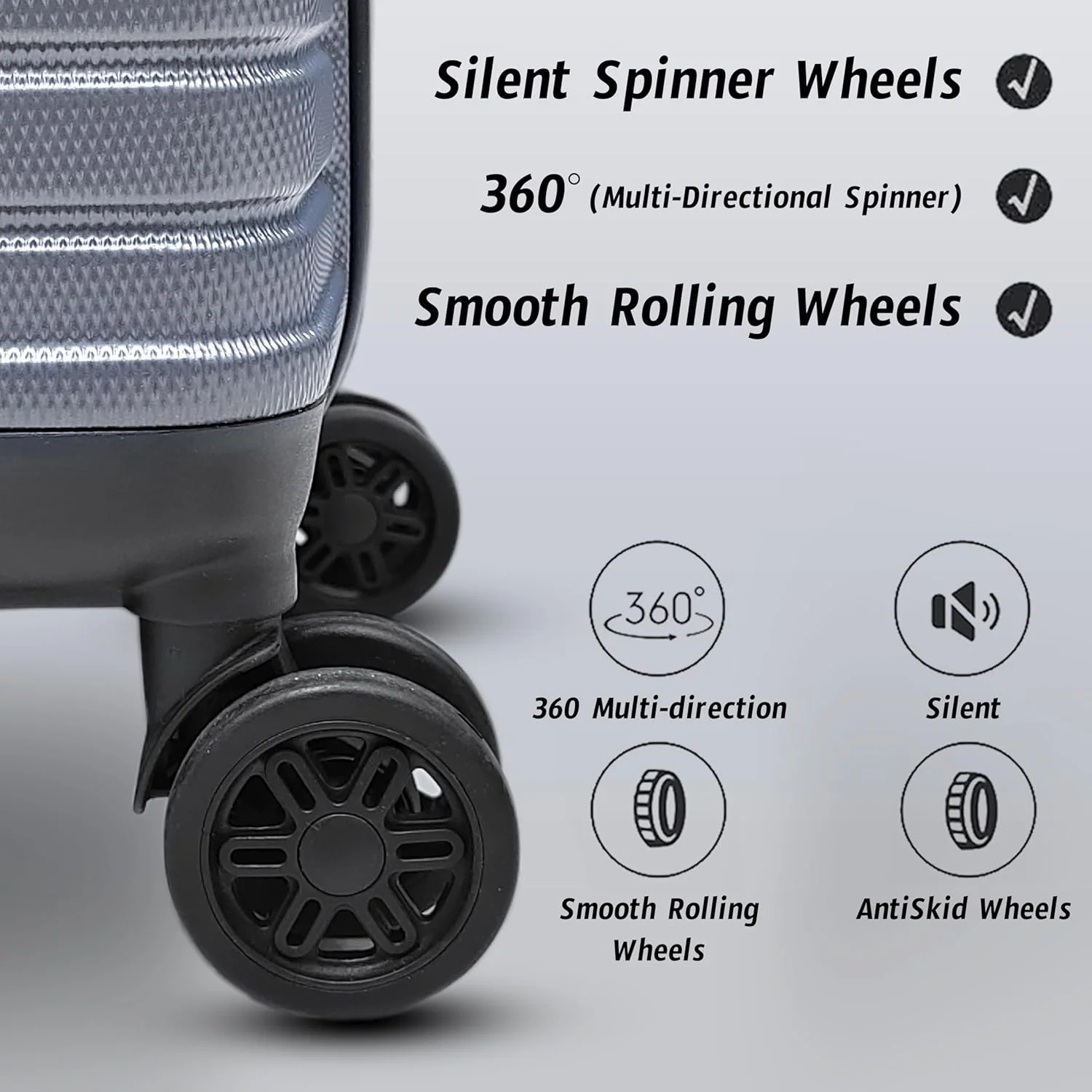 چمدان چرخ دار سبک وزن با پوسته سخت، چرخ های اسپینر روان و قفل ترکیبی ایمن، چمدان های ABS برای مسافرت (آبی، مجموعه 3 عددی 20/24/28 اینچ) چمدان چرخ دار سبک وزن با پوسته سخت، چرخ های اسپینر روان و قفل ترکیبی ایمن، چمدان های ABS برای مسافرت (آبی، مجموعه 3 عددی 20/24/28 اینچ)