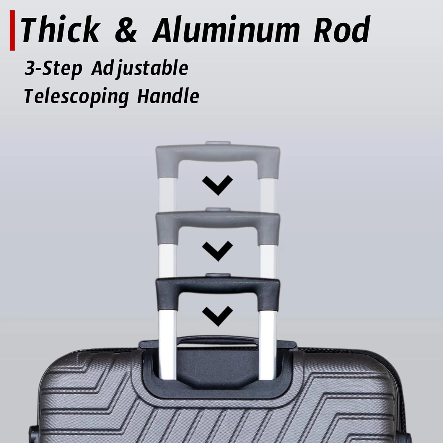 چمدان متوسط 24 اینچی ABS سبک وزن - چمدان سخت پوسته بادوام با چرخ های اسپینر - ایده آل برای 3-5 روز مسافرت، 20-25 کیلوگرم برای آقایان و بانوان (زیگ زاگ، نقره ای) چمدان متوسط 24 اینچی ABS سبک وزن - چمدان سخت پوسته بادوام با چرخ های اسپینر - ایده آل برای 3-5 روز مسافرت، 20-25 کیلوگرم برای آقایان و بانوان (زیگ زاگ، نقره ای)