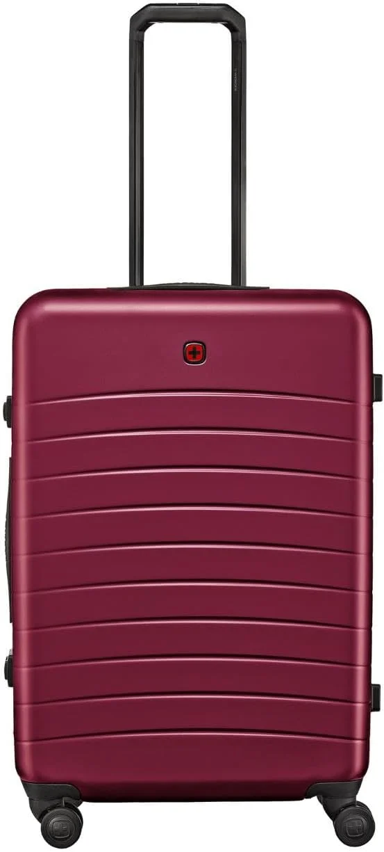 چمدان چرخدار سخت ونگر مدل Rayl PC سایز 70 سانتی متر مناسب برای تحویل بار - رنگ بورگاندی - 653261