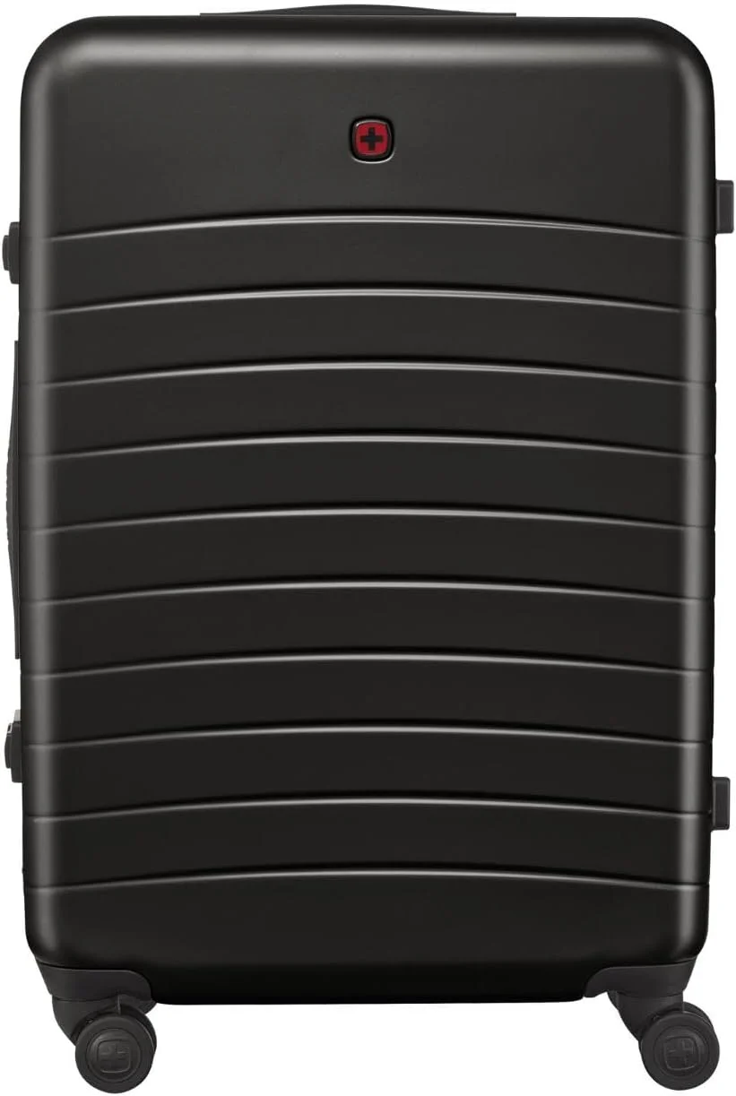 چمدان چرخدار سخت ونگر مدل Rayl PC سایز 70cm مناسب برای تحویل بار - مشکی - 653259