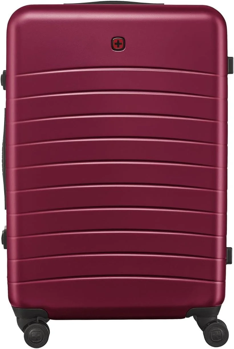 چمدان چرخدار سخت ونگر مدل Rayl PC سایز 70 سانتی متر مناسب برای تحویل بار - رنگ بورگاندی - 653261