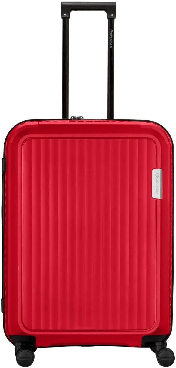 چمدان چرخدار ونگر Optimo با بدنه سخت و قابلیت افزایش حجم، سایز متوسط، قرمز - 653314