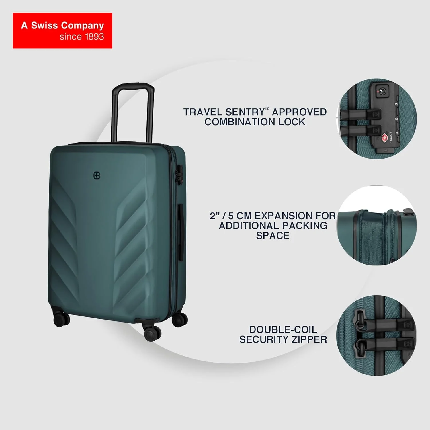 چمدان چرخدار سخت و بزرگ شونده ونگر موشن - 612706 69 سانتی متر سبز چمدان چرخدار سخت و بزرگ شونده ونگر موشن - 612706 69 سانتی متر سبز