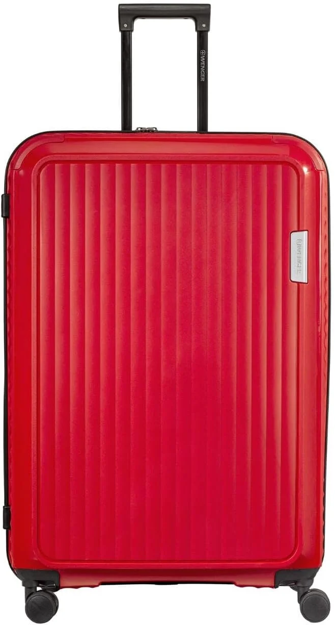 چمدان بزرگ چرخ‌دار ونگر Optimo با بدنه سخت و قابلیت افزایش حجم، سایز 84 سانتی‌متر - قرمز - 653317