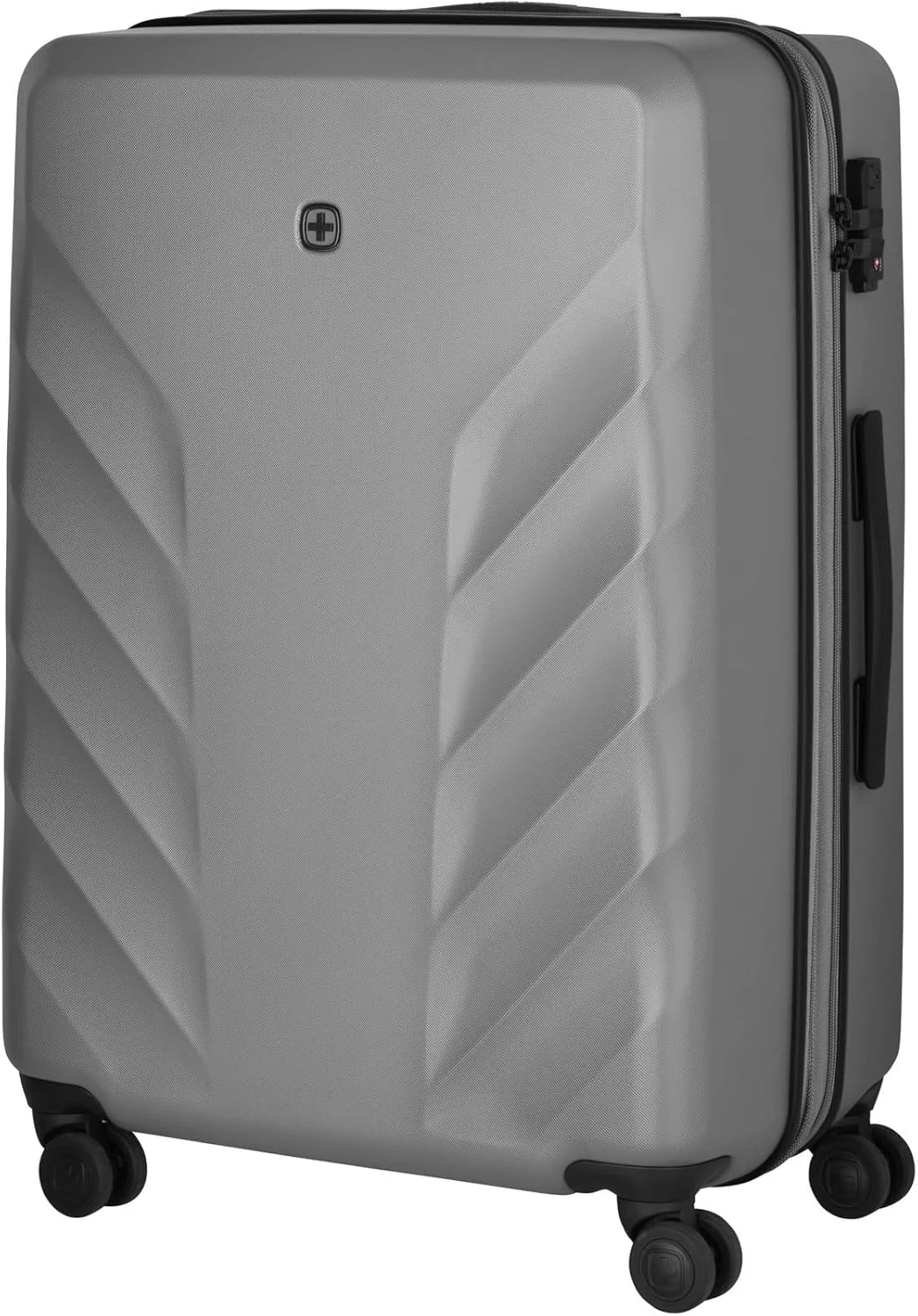 چمدان ترولی سخت بدنه ونگر مدل Motion با قابلیت افزایش حجم - 612703 سایز 69 سانتی متر - خاکستری