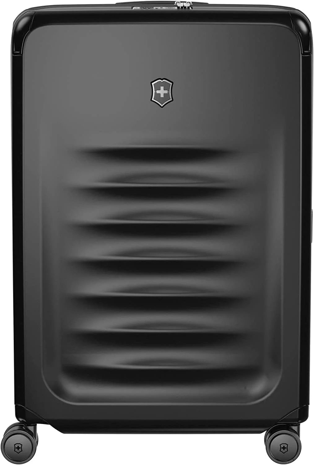 چمدان بزرگ ویکتورینوکس، ترولی پایدار با 4 چرخ، 75 x 51 x 31 سانتی متر، 103-143 لیتر، قابل افزایش، اسپکترا 3.0، مشکی، مشکی، سایز واحد، کیف