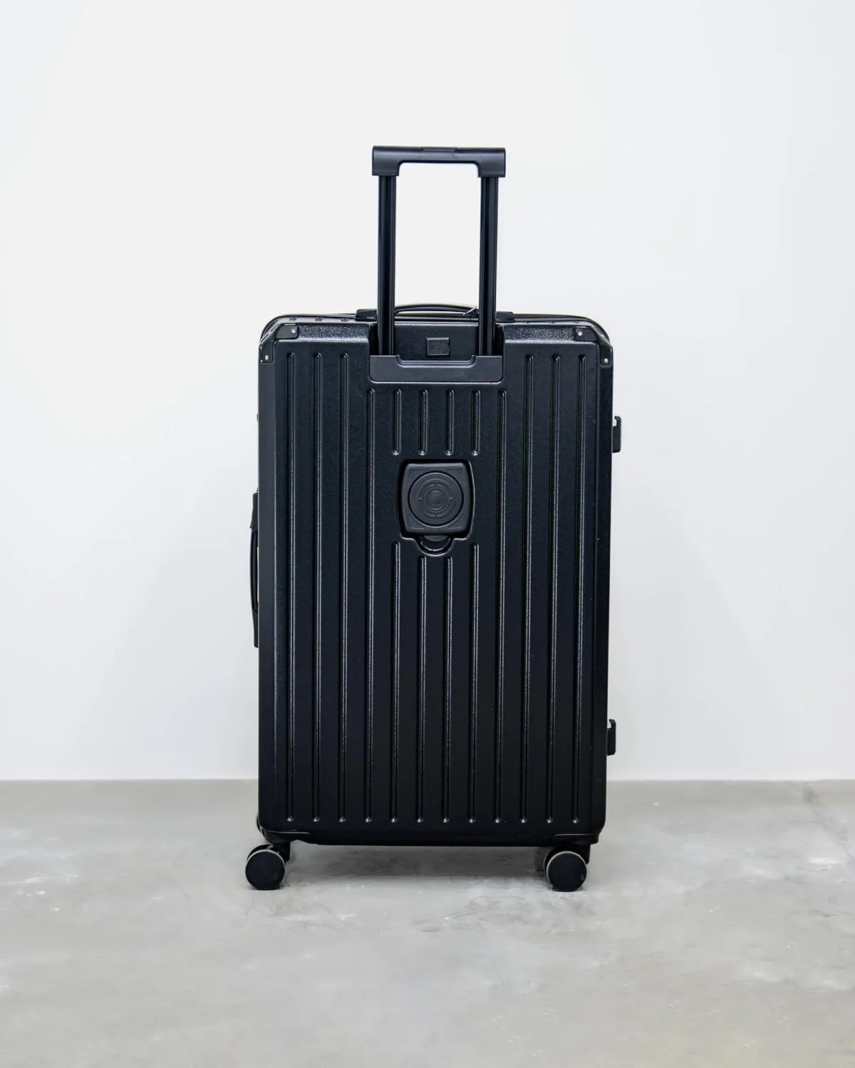 چمدان سبک وزن با بدنه سخت 78 سانتی متر (110 لیتر) | جنس: PC+ABS، چمدان بزرگ با بدنه سخت برای مسافرت، مشکی