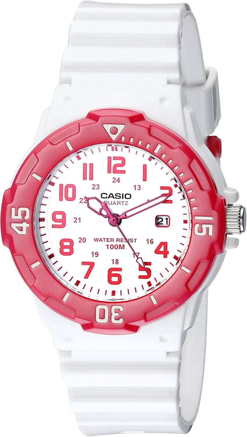 ساعت مچی عقربه ای زنانه کاسیو با بند رزین