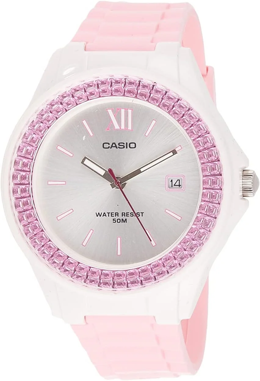ساعت مچی عقربه ای زنانه کاسیو مدل LX-500H-4E3VDF با بند رزین