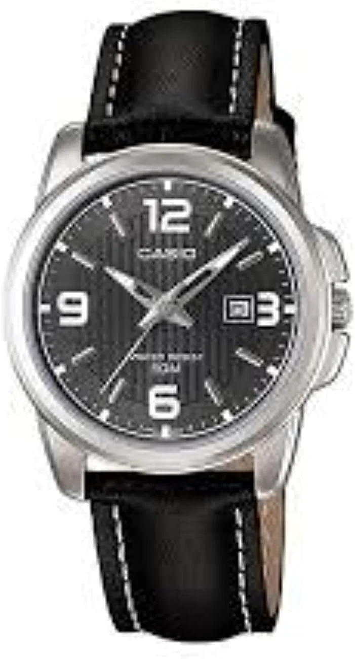 ساعت مچی زنانه کاسیو مدل LTP-1314L-8AV، بند چرمی، آنالوگ