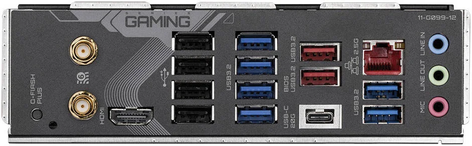 مادربرد GIGABYTE X670 GAMING X AX V2 AM5 ATX AMD، چیپست AMD X670، 4 اسلات DDR5 DIMM، حداکثر حافظه 192 گیگابایت، 3 اسلات M.2، PCI Express 5.0 x4، HDMI، مشکی | X670-GAMING-X-AX-V2