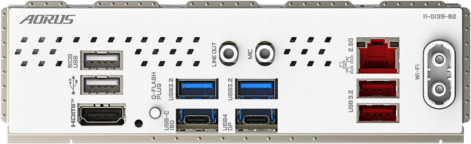 مادربرد GIGABYTE X870I AORUS PRO ICE AM5 Mini-ITX، چیپست AMD X870، دو اسلات DIMM DDR5، حداکثر حافظه 128 گیگابایت، یک اسلات PCIe 5.0 x16 با اسلات PCIe UD، دو اسلات M.2، سفید | X870I-AORUS-PRO-ICE