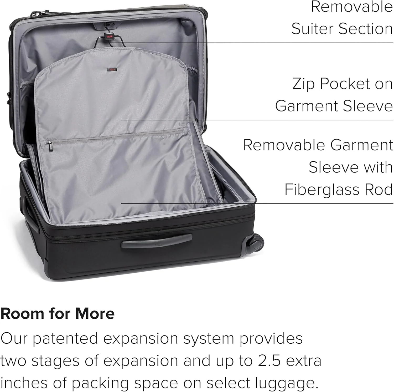 چمدان مسافرتی متوسط چهار چرخ تومی آلفا 2