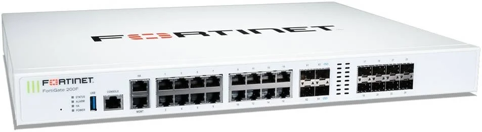 فایروال Fortinet FortiGate-201F 1U، رمزگذاری AES-256، دارای 8 پورت SFP و 4 پورت SFP+، 17 پورت RJ-45، FortiGuard، قابل نصب در رک، سفید | FG-201f-Bdl-950-36