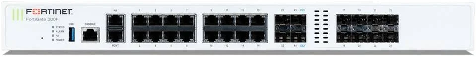فایروال Fortinet FortiGate-201F 1U، رمزگذاری AES-256، دارای 8 پورت SFP و 4 پورت SFP+، 17 پورت RJ-45، FortiGuard، قابل نصب در رک، سفید | FG-201f-Bdl-950-36