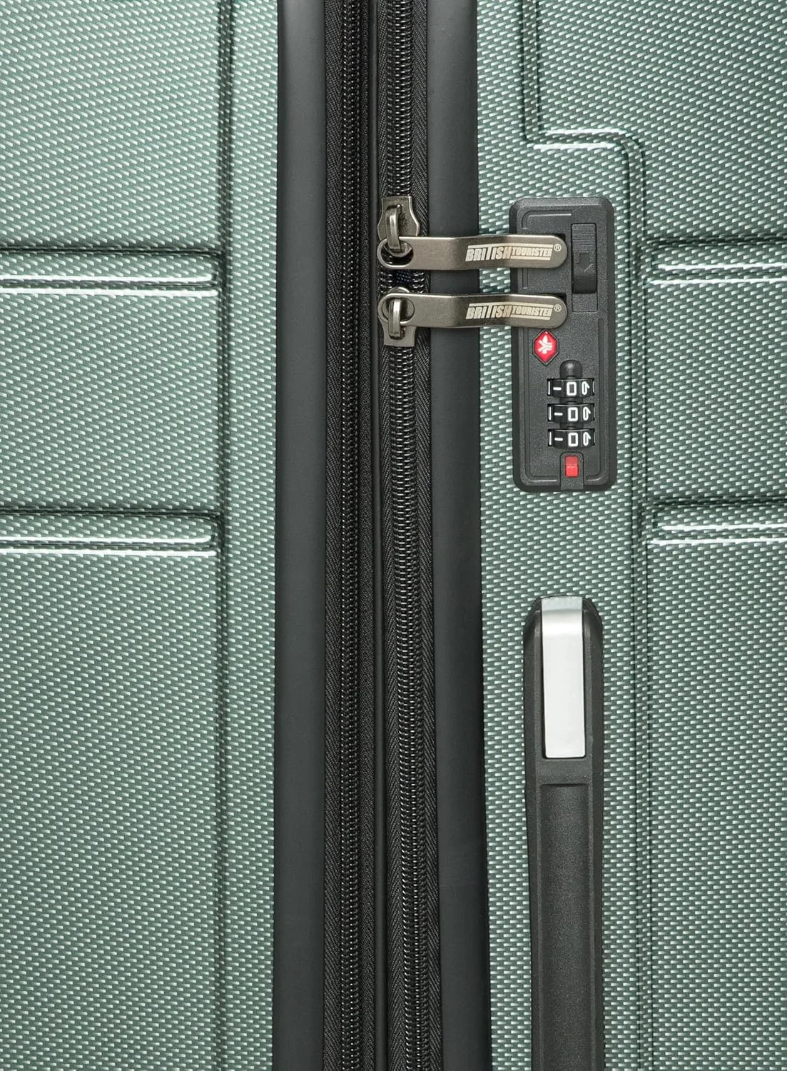 چمدان کابین ۲۰ اینچی | چمدان سخت ABS با لایه قابل افزایش | چمدان سبک وزن با چرخ های اسپینر ۳۶۰ درجه و دسته تلسکوپی - (سبز تیره)