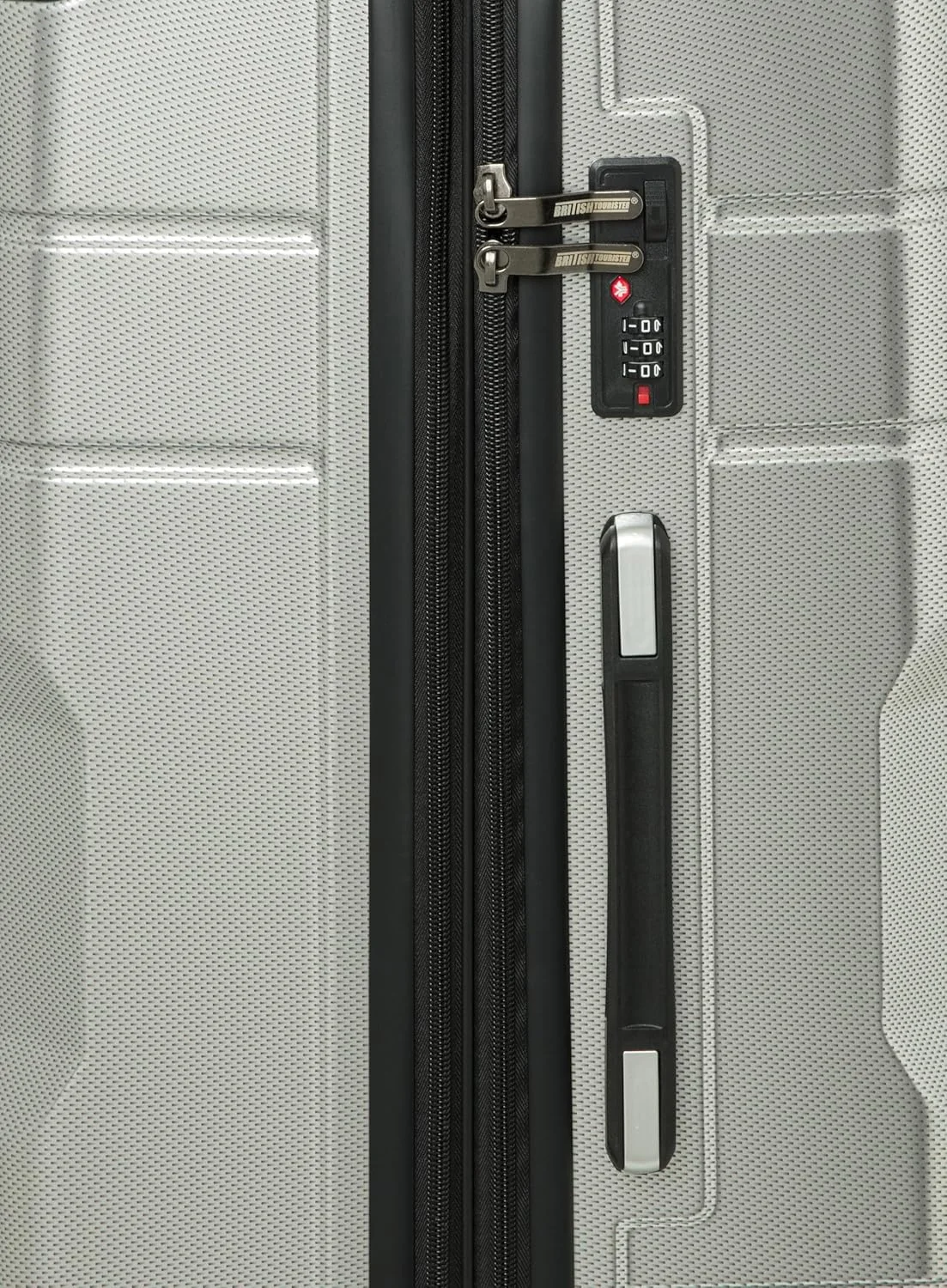 چمدان کابین ۲۰ اینچی | چمدان سخت ABS با لایه قابل افزایش | چمدان سبک وزن با چرخ های اسپینر ۳۶۰ درجه و دسته تلسکوپی - (خاکستری روشن)