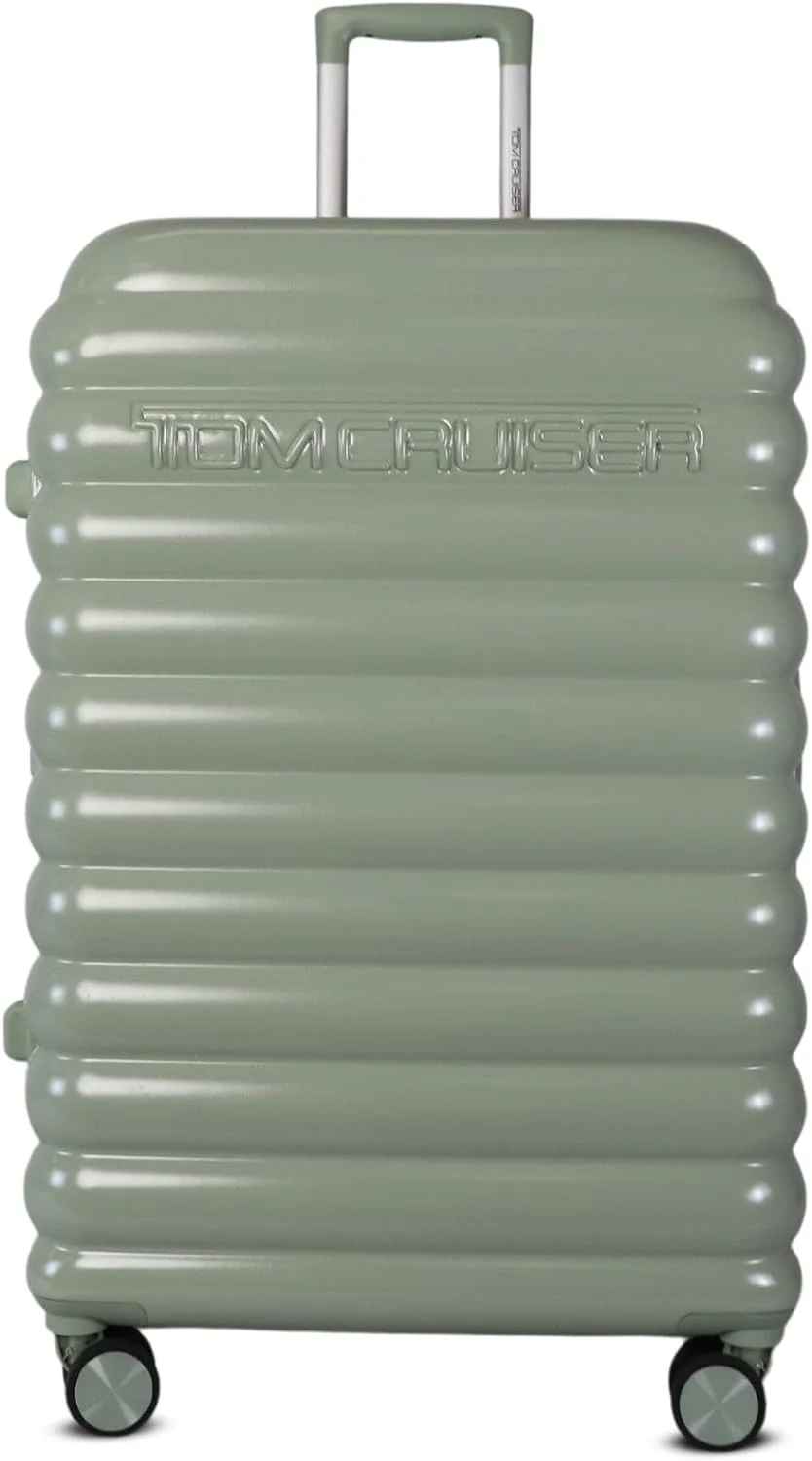 ترولی سخت ۲۸ اینچی Tomcruiser Cloud – سبز، ABS/PC بادوام، قفل TSA، چرخ‌های گردان ۳۶۰ درجه