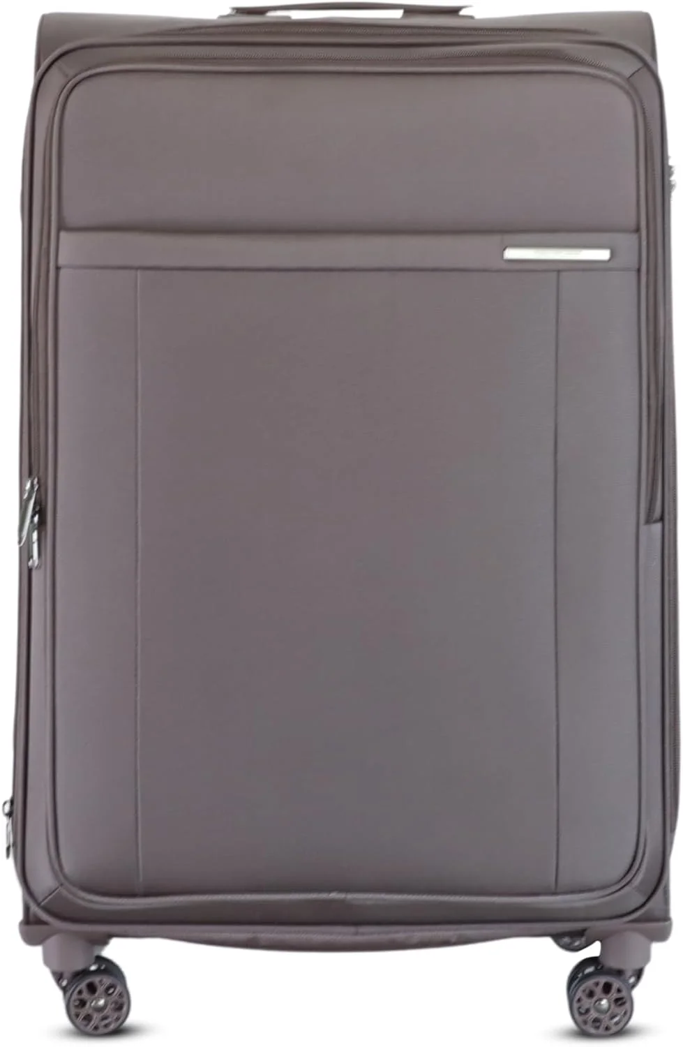 چمدان چرخدار نرم 28 اینچی Tomcruiser Atlas – خاکی، سیستم نیمه آلومینیومی، زیپ ضد سرقت، چرخ های بی صدا