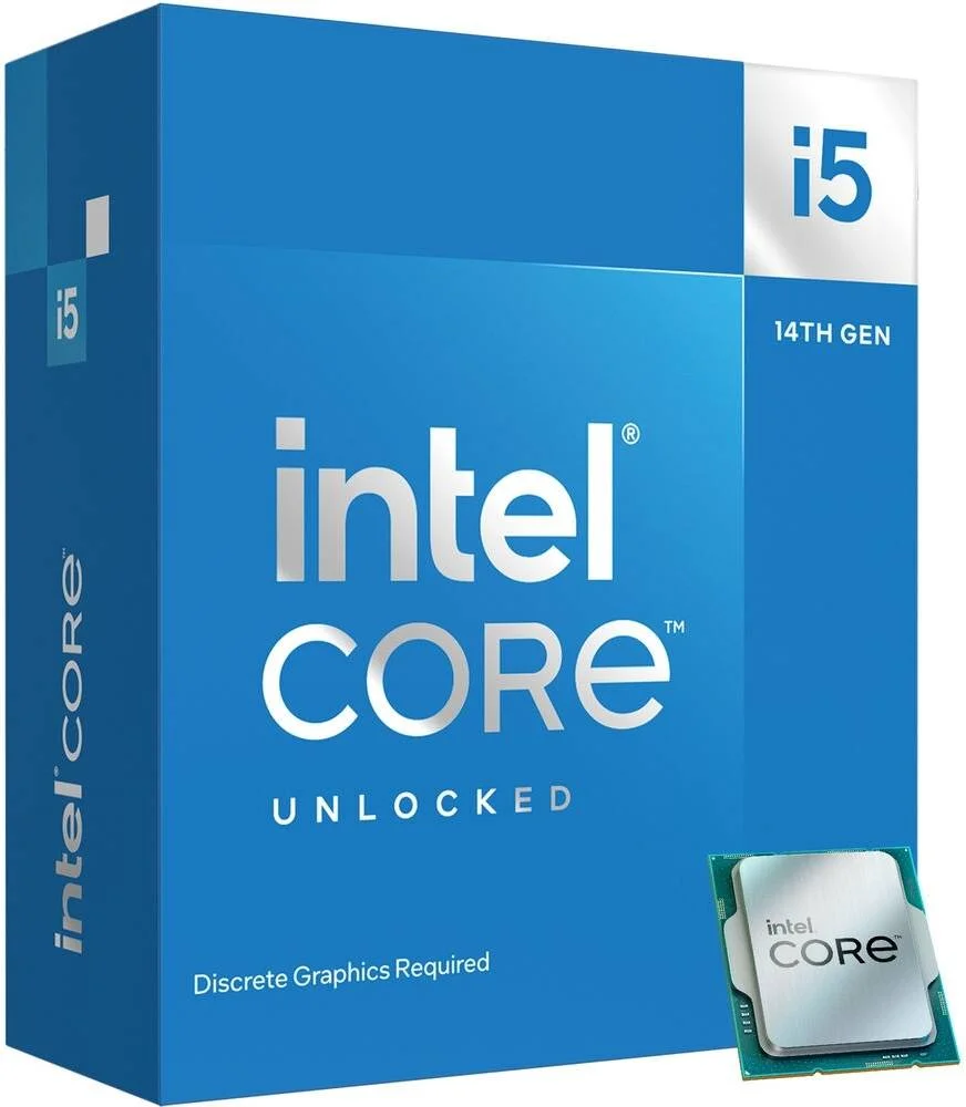پردازنده نسل چهاردهم Intel Core i5-14600KF با فرکانس 3.5 گیگاهرتز، 14 هسته و سوکت LGA 1700، دارای 14 هسته و 20 رشته پردازشی، 24 مگابایت حافظه کش، حداکثر فرکانس توربو 5.3 گیگاهرتز، دو کاناله DDR5-5600 / حداکثر حافظه 192 گیگابایت | BX8071514600KFSRN42