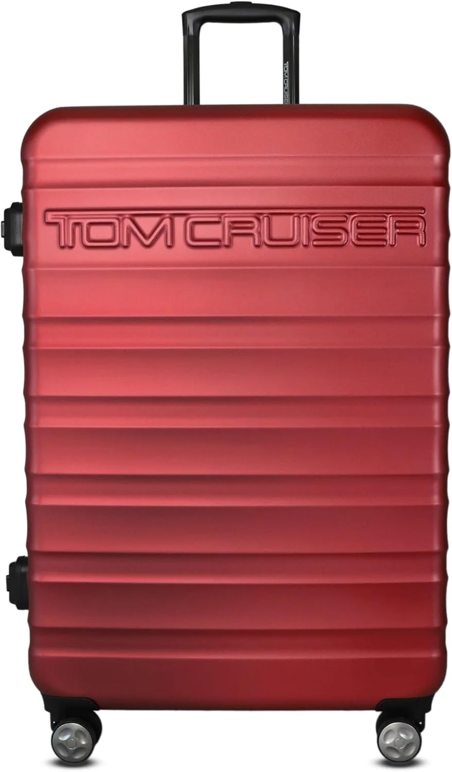 ترولی هوشمند چمدان سخت 20 اینچی قرمز – چمدان مسافرتی بادوام و سبک وزن با چرخ های دوبل