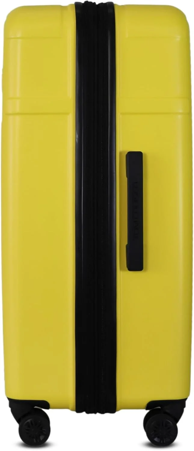 چمدان چرخدار سخت 24 اینچی زرد – چمدان بادوام ABS+PC، چمدان مسافرتی سبک وزن با چرخ های اسپینر بی صدا چمدان چرخدار سخت 24 اینچی زرد – چمدان بادوام ABS+PC، چمدان مسافرتی سبک وزن با چرخ های اسپینر بی صدا