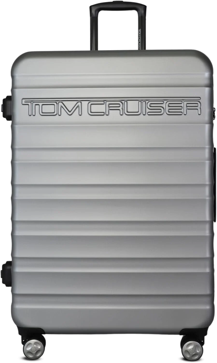 ترولی هوشمند مدل Premier با قابلیت وزن‌کشی، سایز 28 اینچ، بدنه سخت، نقره‌ای – چمدان مسافرتی سبک و بادوام با چرخ‌های دوبل