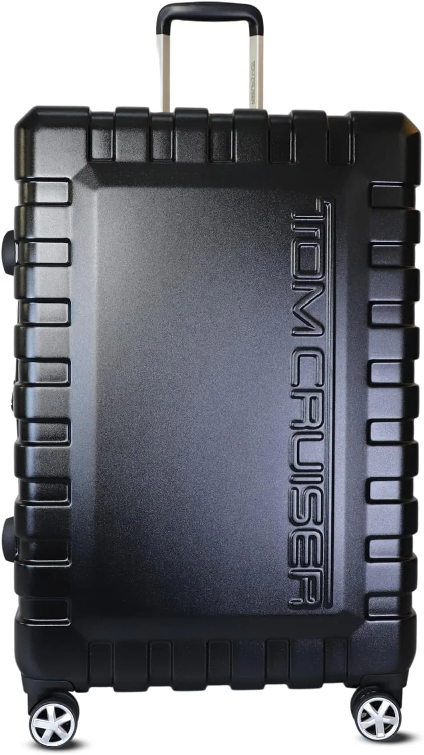 چمدان چرخ‌دار سخت 28 اینچی Navigator مشکی – چمدان بادوام ABS+PC، چمدان مسافرتی سبک با چرخ‌های اسپینر بی‌صدا