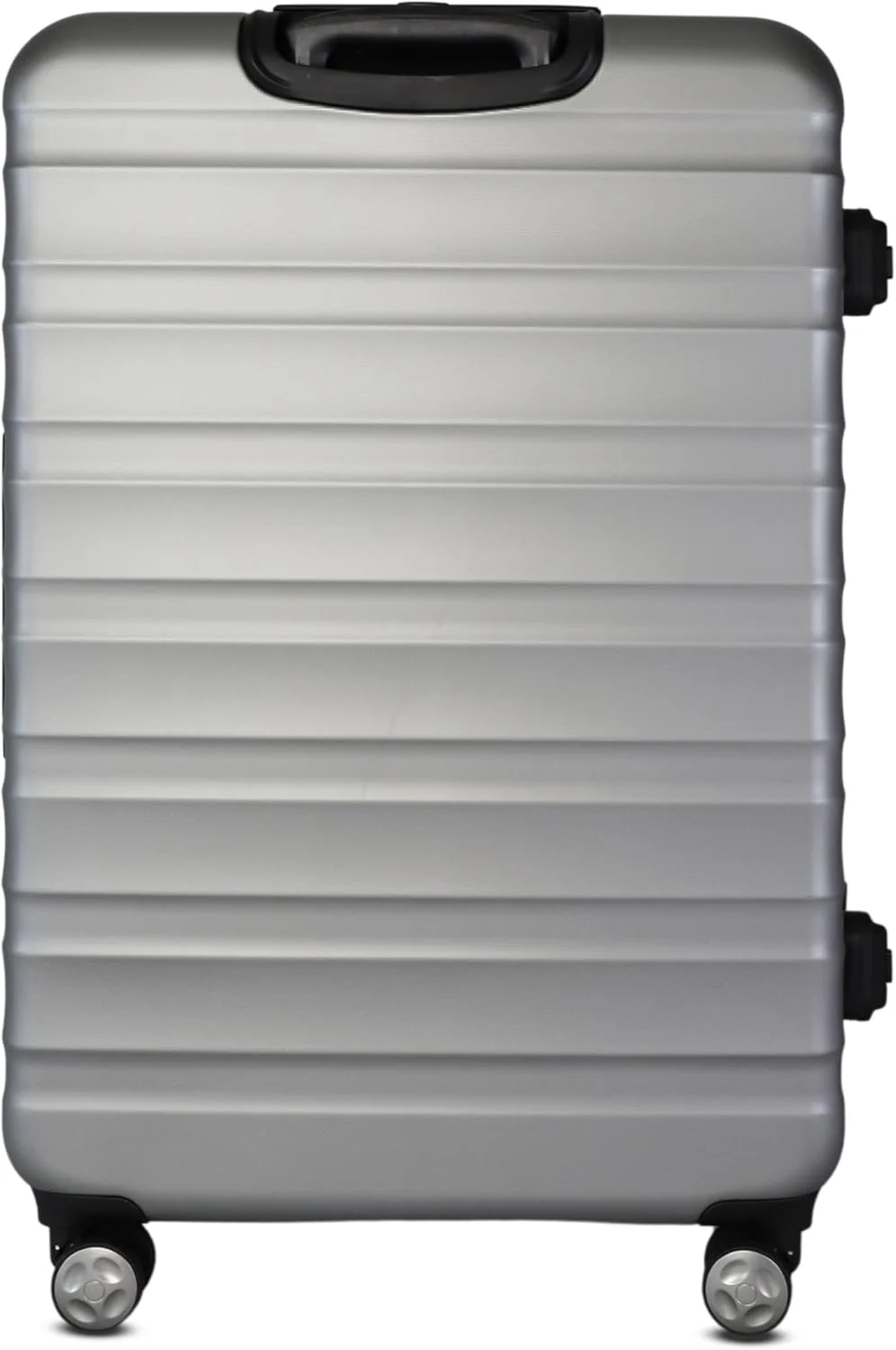 ترولی هوشمند مدل Premier با قابلیت وزن‌کشی، سایز 28 اینچ، بدنه سخت، نقره‌ای – چمدان مسافرتی سبک و بادوام با چرخ‌های دوبل